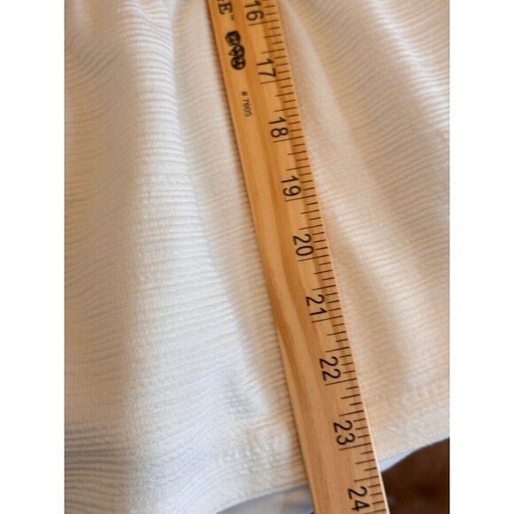 NWT J. Crew Textured Peplum Top Cream Sz S 3/4 Sleeve, Soft, Quiet Luxury - Picture 6 of 8